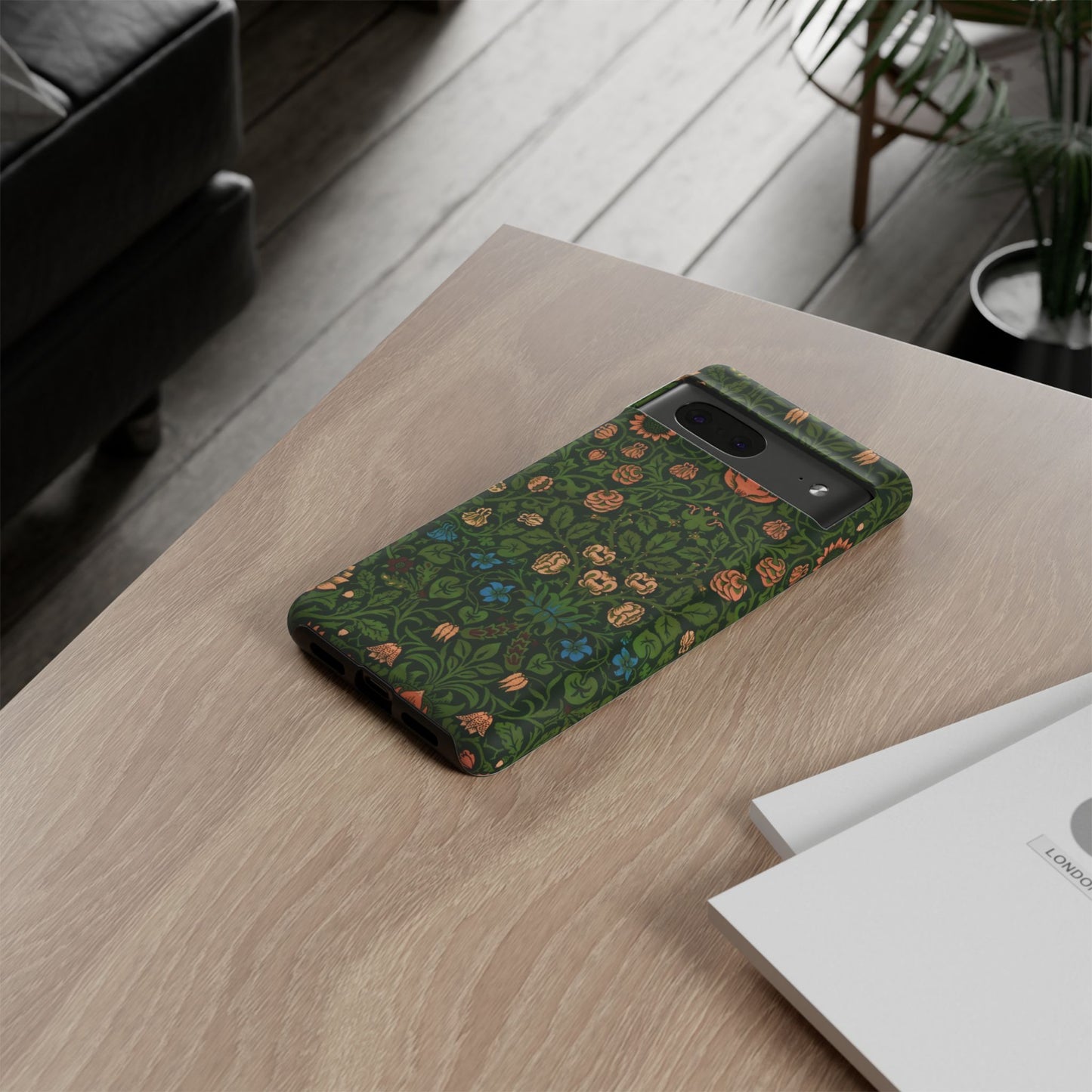 Crimson Leaf Whirl – Phone Case - Tough Cases