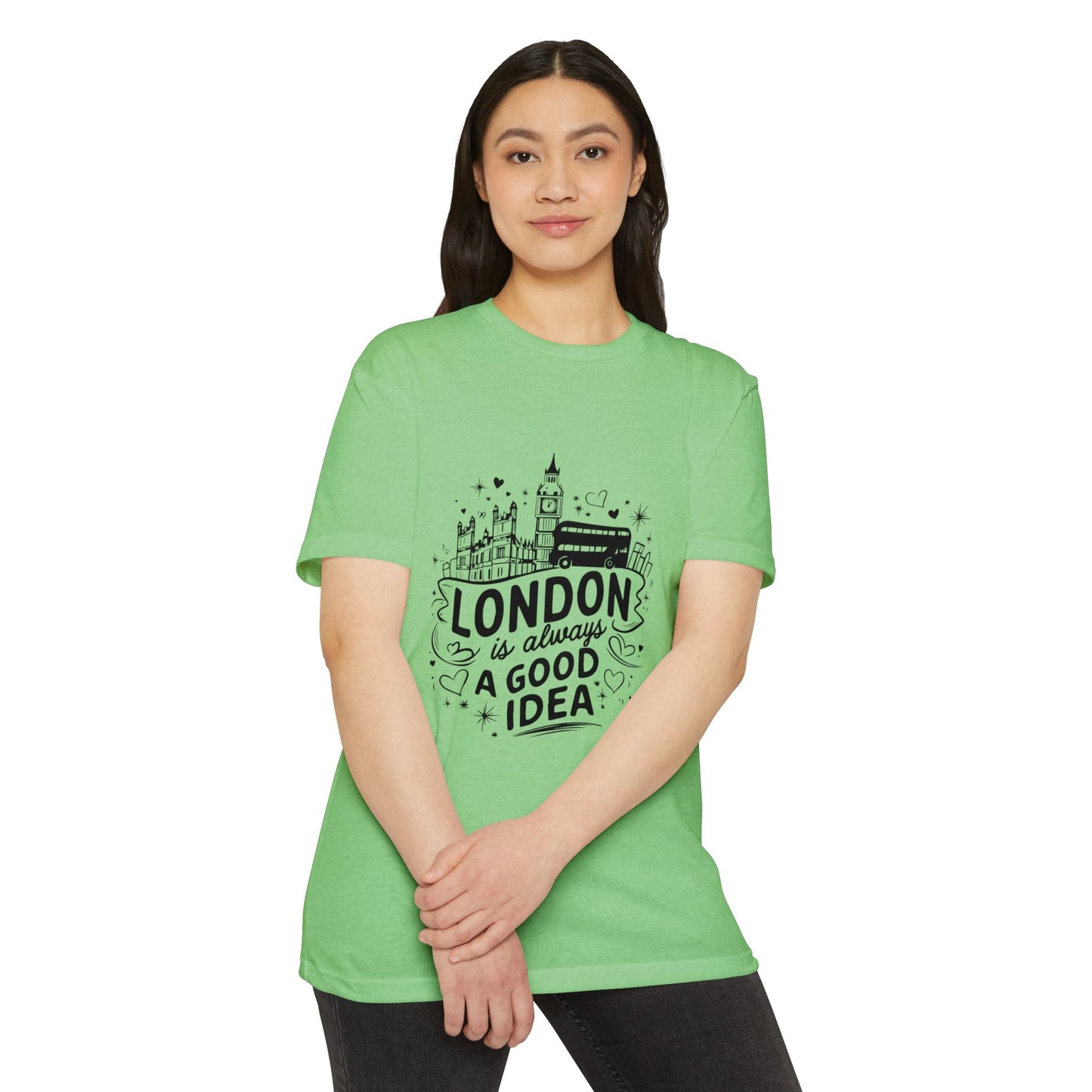 Unisex CVC Jersey T-shirt - London is always a good Idea