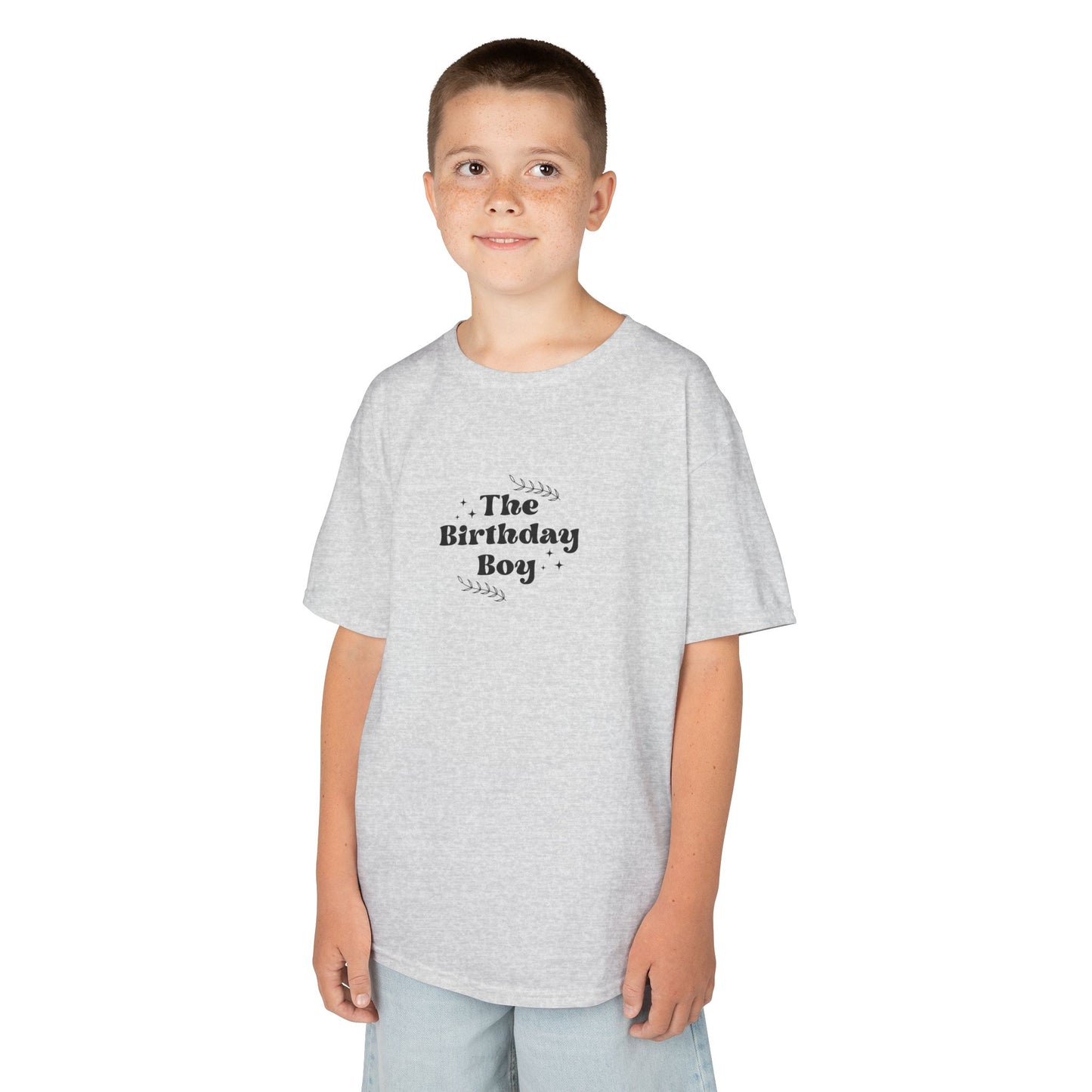 Kids Heavy Cotton Tee - The Birthday Boy – A Joyful Celebration