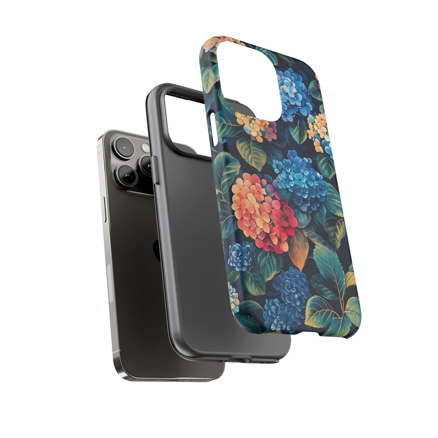 Floral Phone Case, Stylish Tough Case for Gardener Gift, Flower Lover Accessory, Pretty Floral Design, Protective Case
