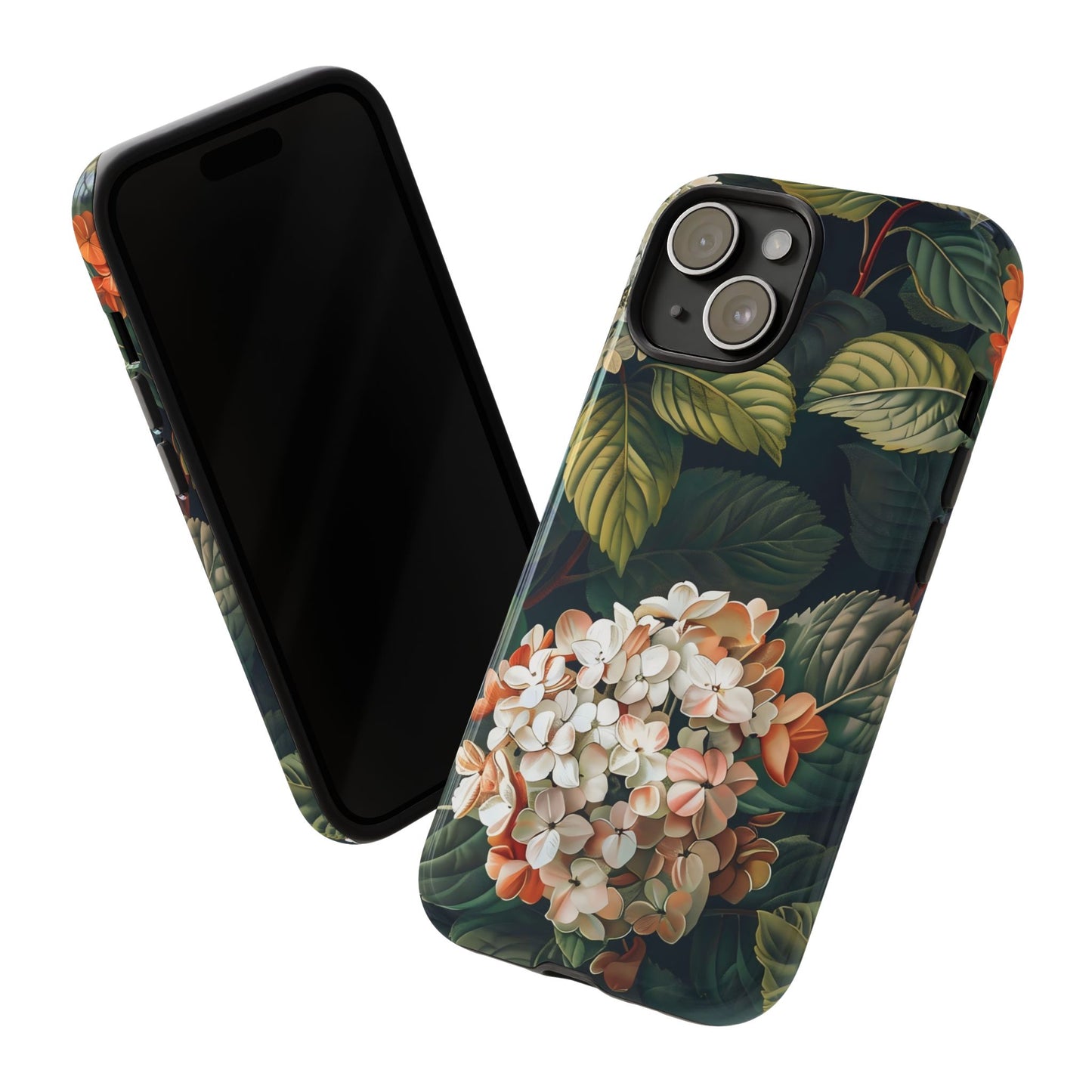 Floral Phone Case - Tough Cases, Nature Lover Gift, Floral Design, Botanical Phone Cover, Stylish Cellphone Accessory, Mother's Day Gift