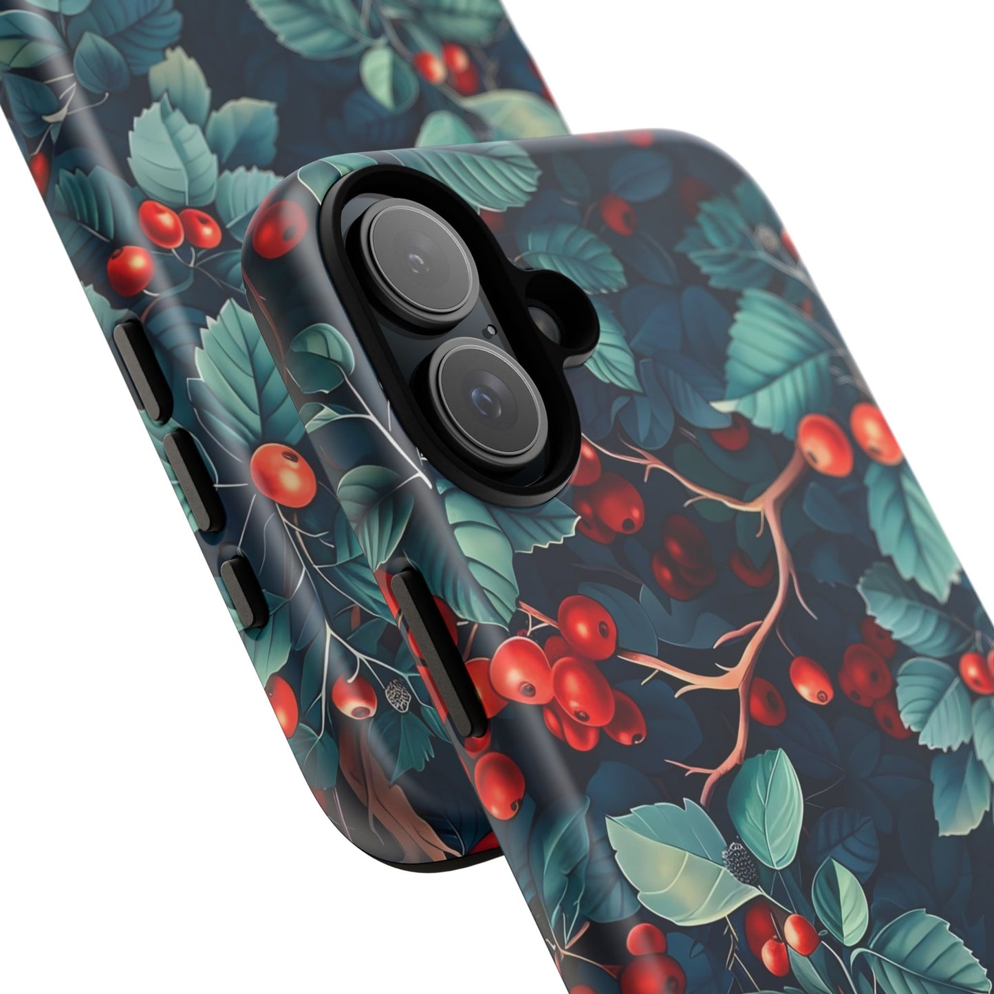 Berry Blossom Phone Case - Nature Lover's Gift, Floral Design, Cute Accessory for Spring, Unique Tech Cover, Perfect for Holidays