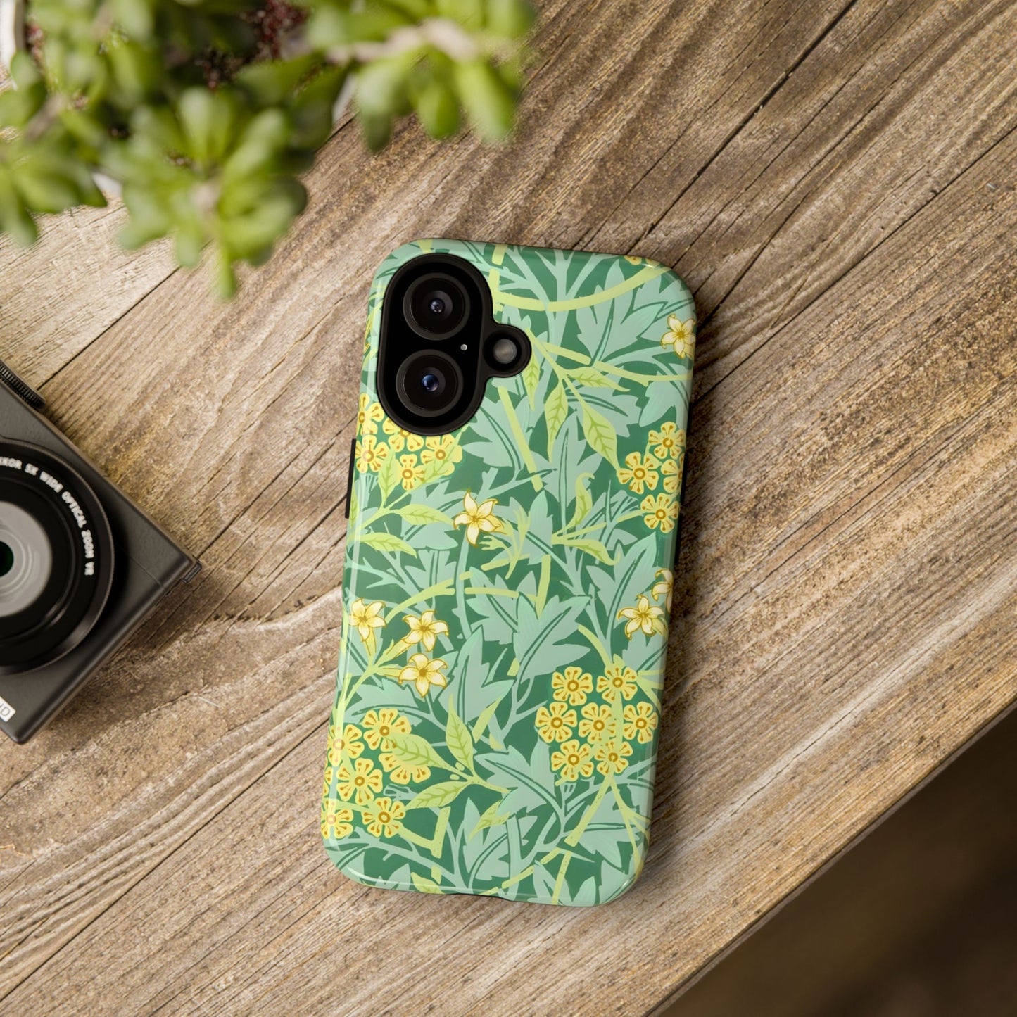 Tough Cases Organic Floral Phone Case, Stylish iPhone Cover, Eco-Friendly Gift, Nature Lover Accessory, Spring Decor, Unique Phone Protector