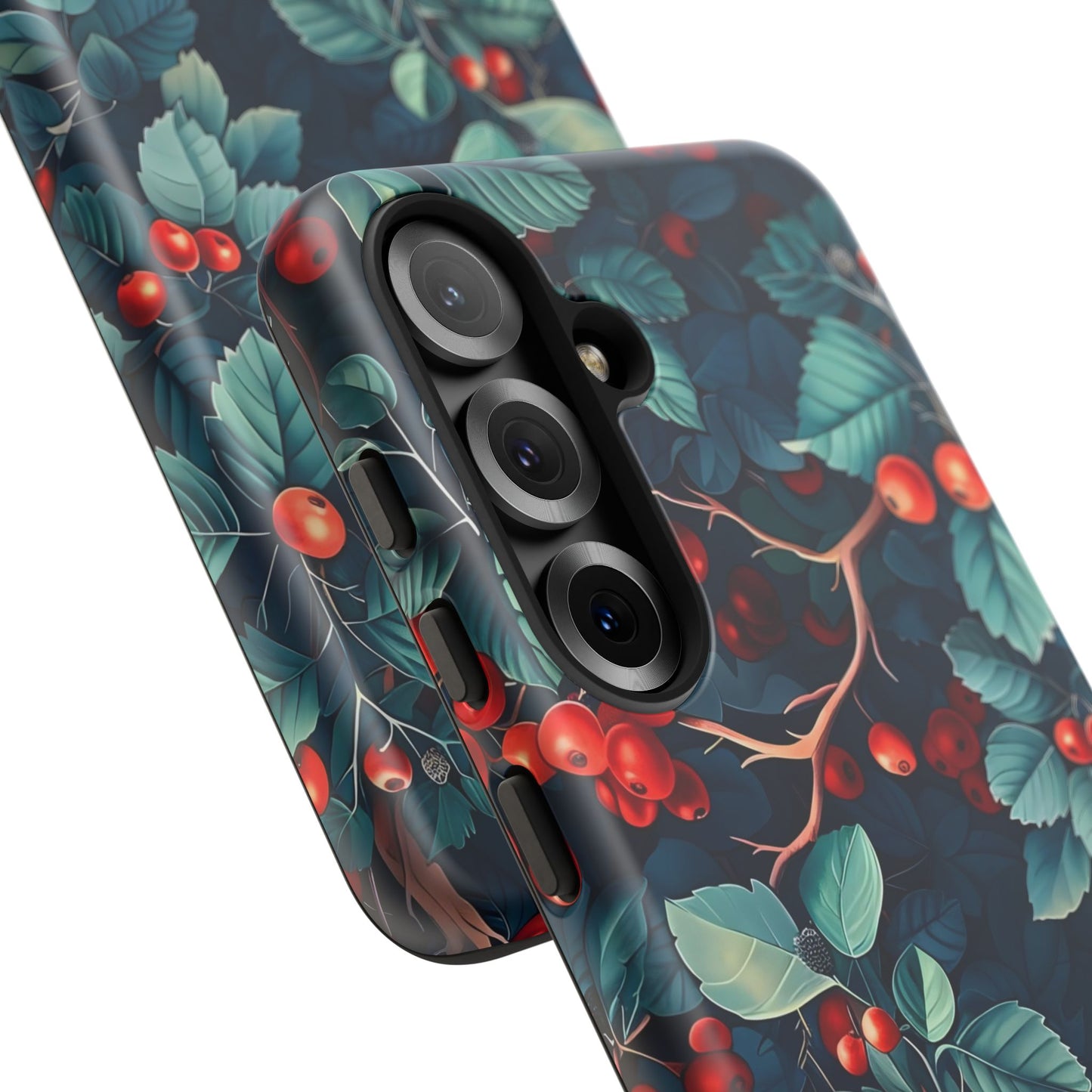 Berry Blossom Phone Case - Nature Lover's Gift, Floral Design, Cute Accessory for Spring, Unique Tech Cover, Perfect for Holidays