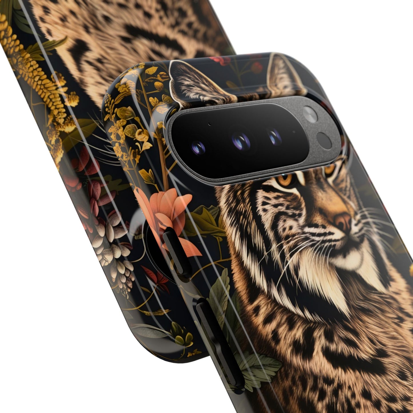 Wildlife Phone Case with Lynx Design, Tough Cases, Animal Lovers Gift, Nature Inspired Accessories, Unique Tech Protection
