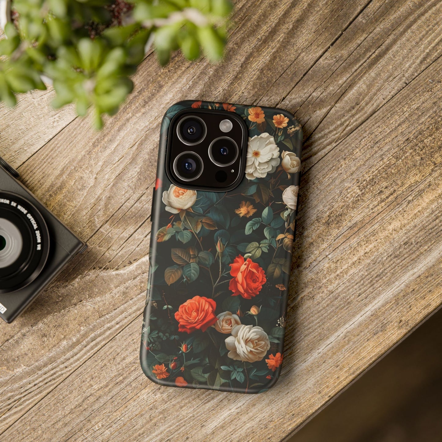 Floral Phone Case | Tough Cases with Elegant Design | Gift for Her, Mother's Day, Birthdays, Personalized, Trendy Tech Accessories