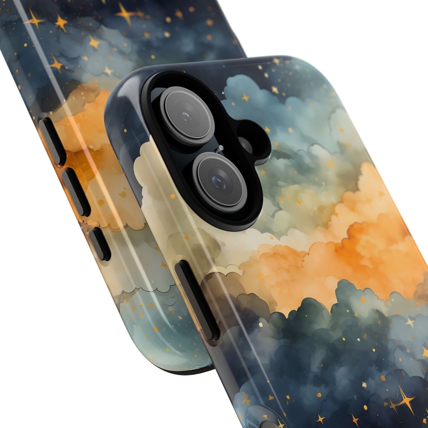 Celestial Phone Case, Galaxy Design Phone Cover, Space Art Case, Starry Night Mobile Cover, Customizable Tough Case