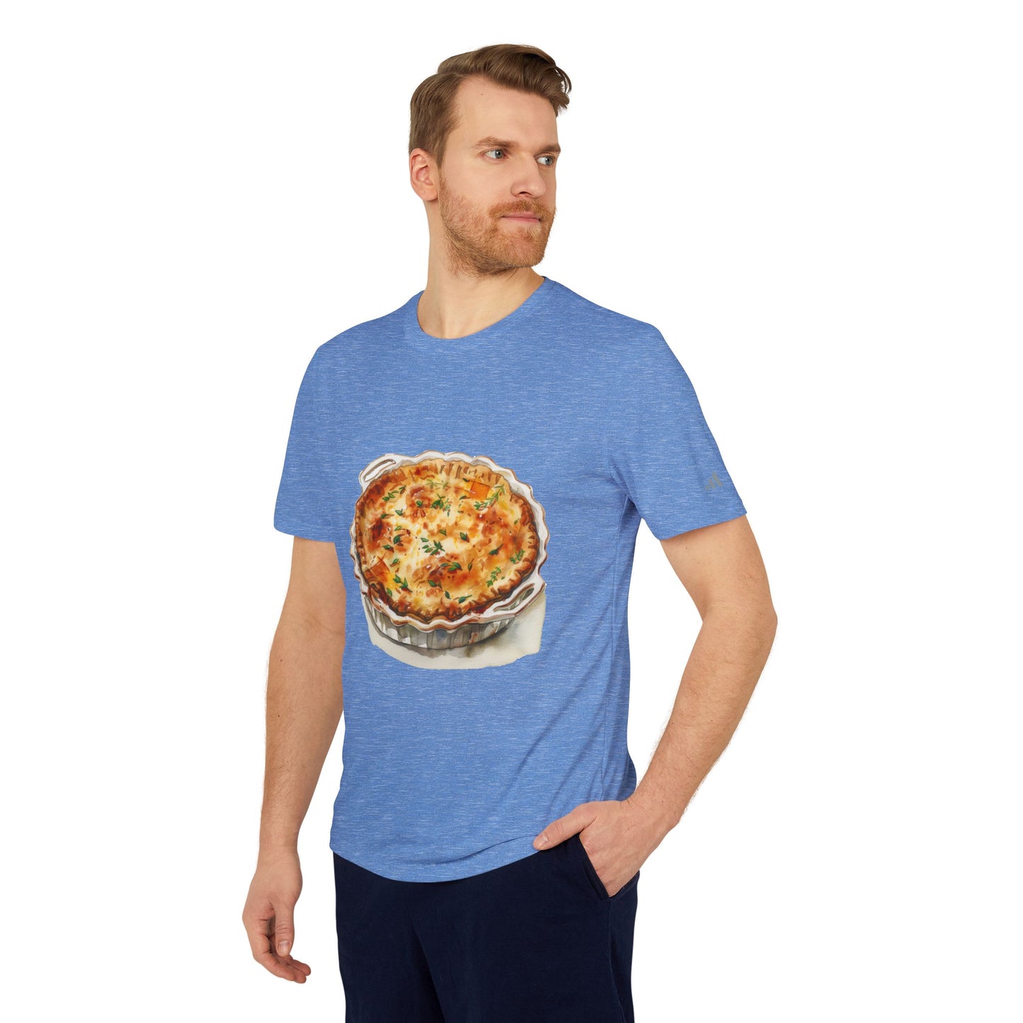 adidas Unisex Sport T-shirt - British Bites - From Pies to Puddings