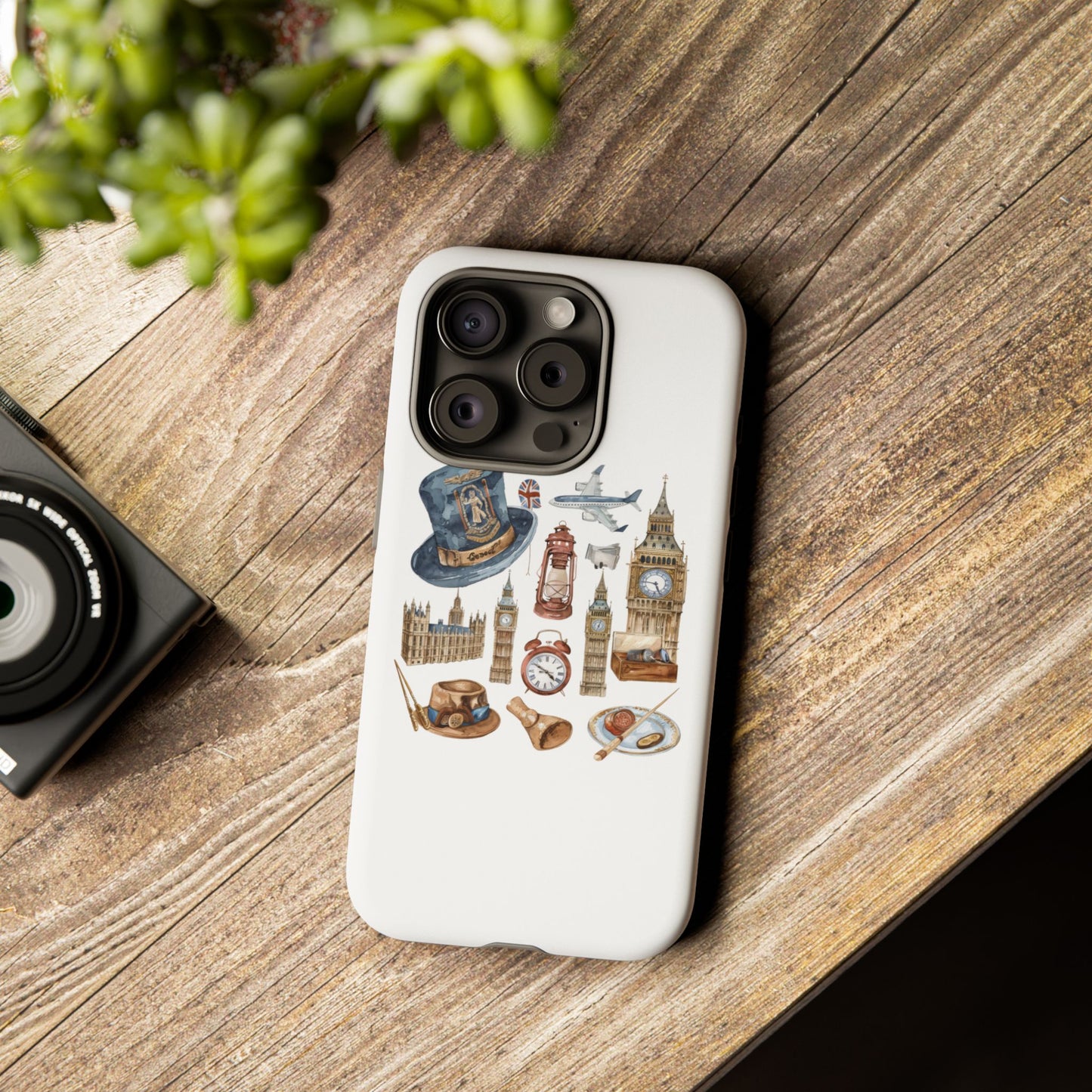 London-Themed Phone Case, Durable iPhone Cover, Gift for Travelers, Unique Cell Phone Accessories, Stylish Gadget Protection