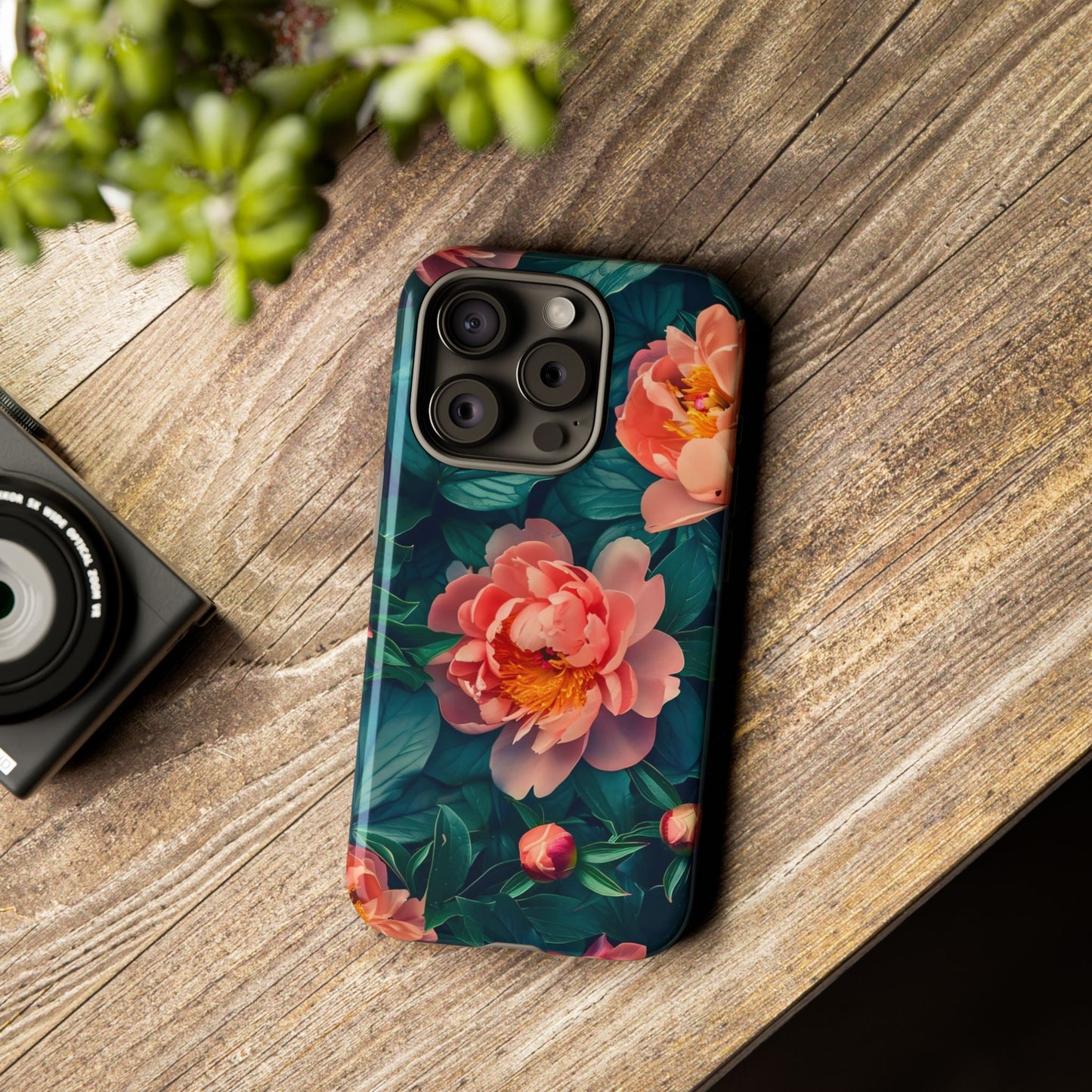 Floral Phone Case - Tough Cases, Flower Design, Botanical Art, Phone Accessory, Gift for Her, Nature Lovers