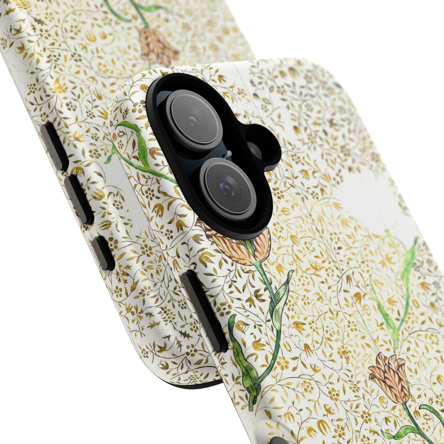 Elegant Floral Phone Case, Tough Cases for iPhone, Stylish Smartphone Cover, Protection with Floral Art, Unique Gift for Her