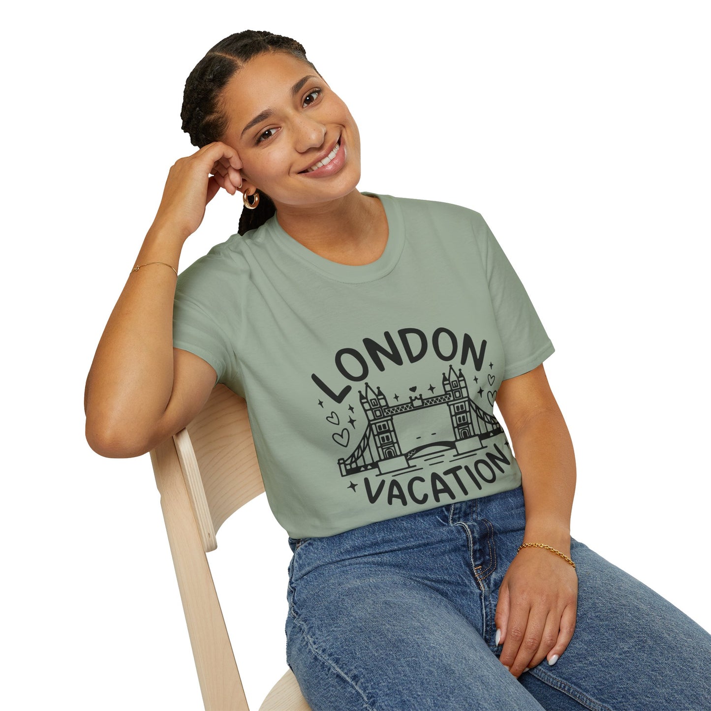 Unisex Softstyle T-Shirt - London's Relaxing Vacation