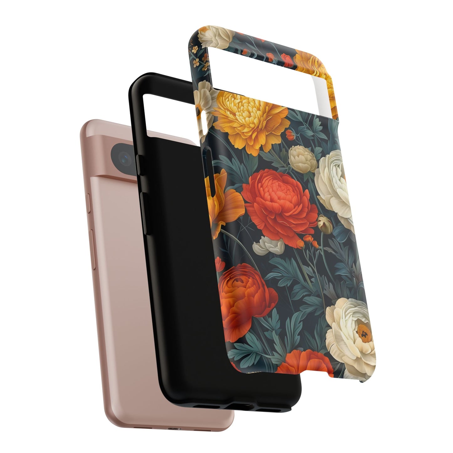 Floral Tough Case for Phones | Durable Floral Phone Cover, Boho Chic, Unique Gift for Her, Phone Protection, Flower Design
