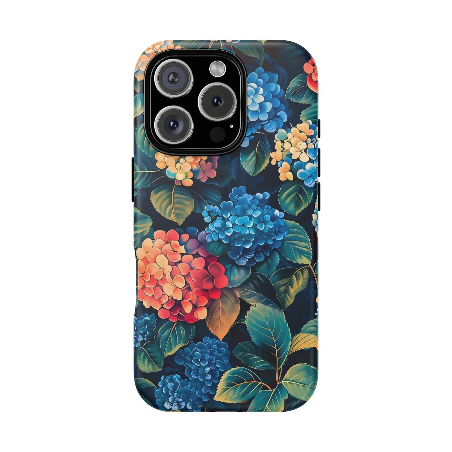 Floral Phone Case, Stylish Tough Case for Gardener Gift, Flower Lover Accessory, Pretty Floral Design, Protective Case