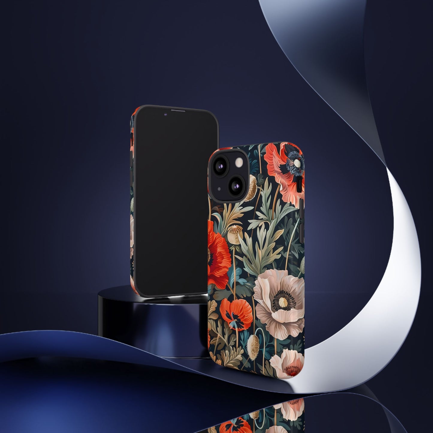 Floral Phone Case - Tough Cases, Flower Design, Chic Tech Accessories, Stylish Gifts, Unique Phone Protectors