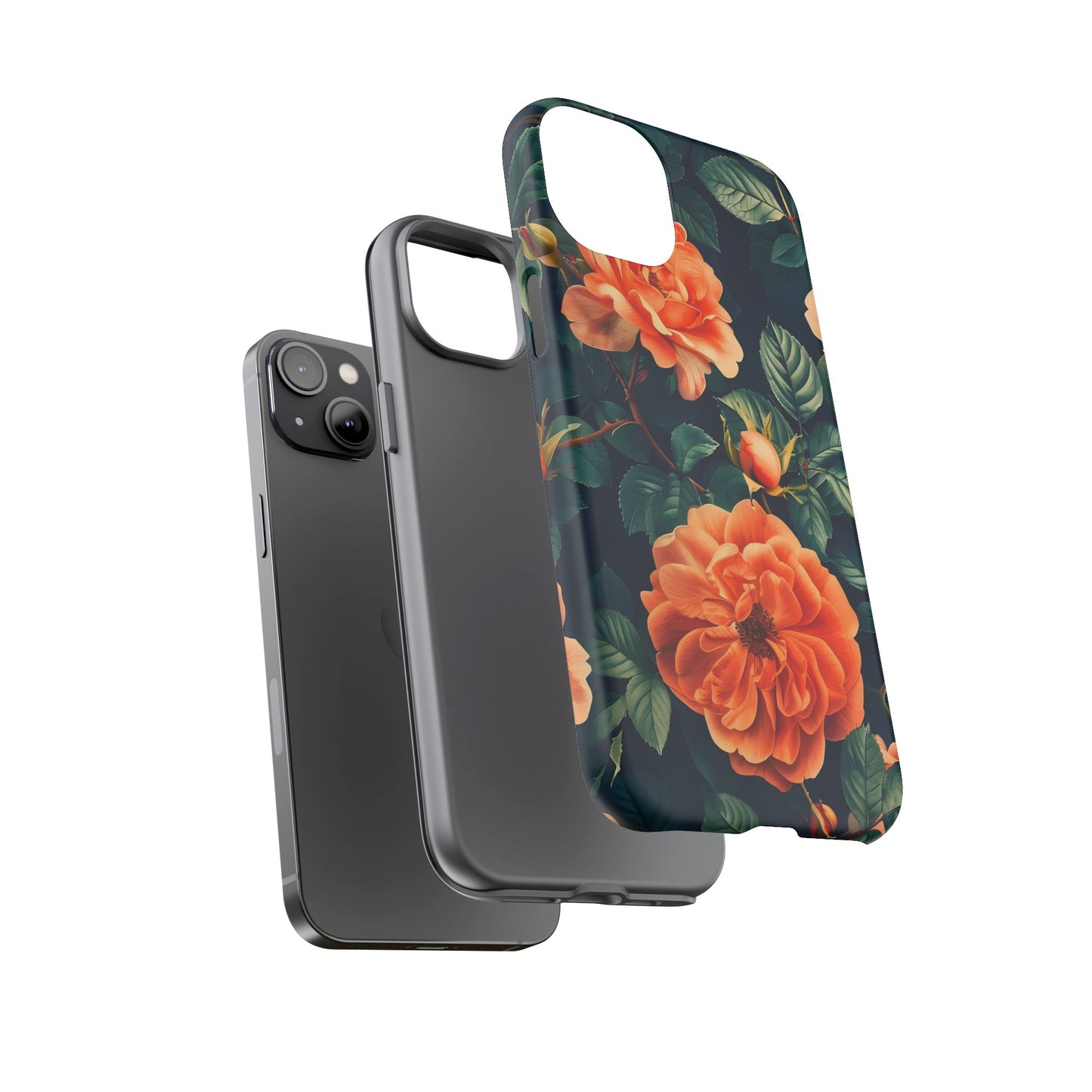 Floral Phone Case, Tough Cases for Nature Lovers, Botanical Design, Phone Protection, Gift for Her, Trending Floral Accessories