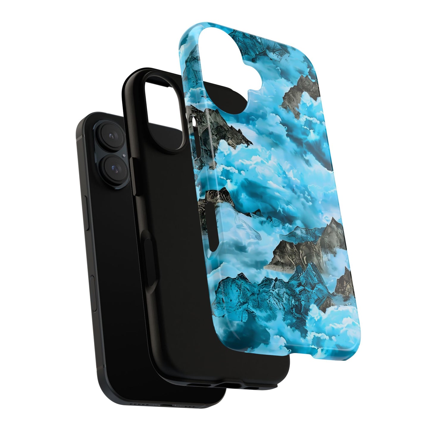 Mountain Wave Phone Case - Adventure Gear, Outdoor Gifts, Stylish Cases, Trendy Accessories, Nature Lovers
