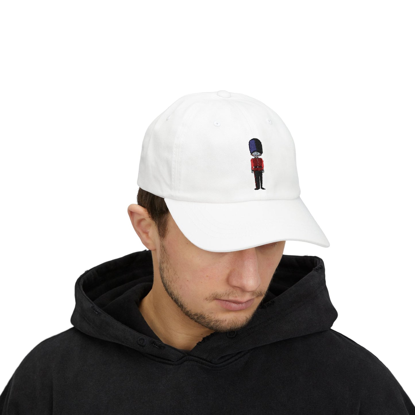 Classic Dad Cap with Guard Design, Dad Hat, Casual Cap, Gift for Dad, Summer Accessory, Birthday Present, Unisex Headwear