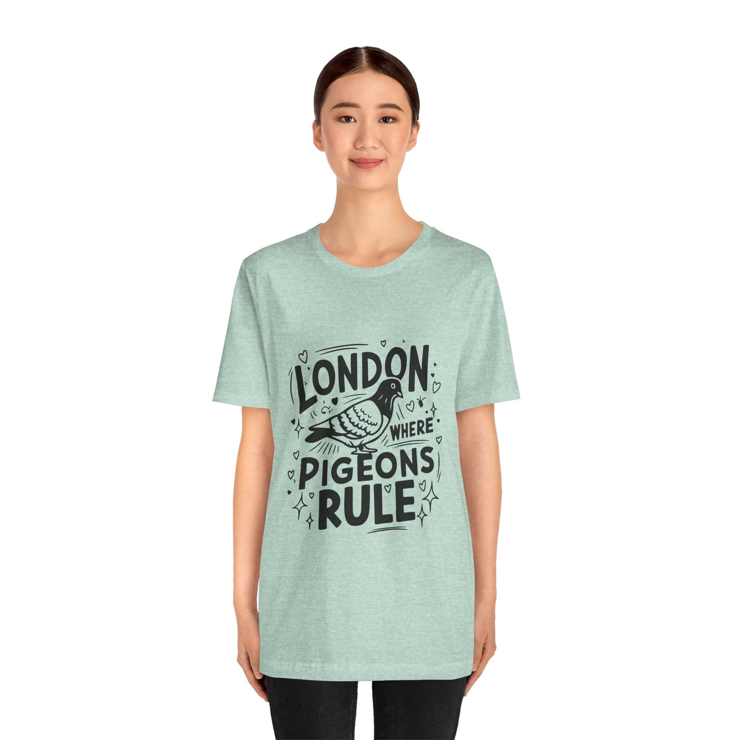 Unisex Jersey Short Sleeve Tee - London where Pigeons Rule