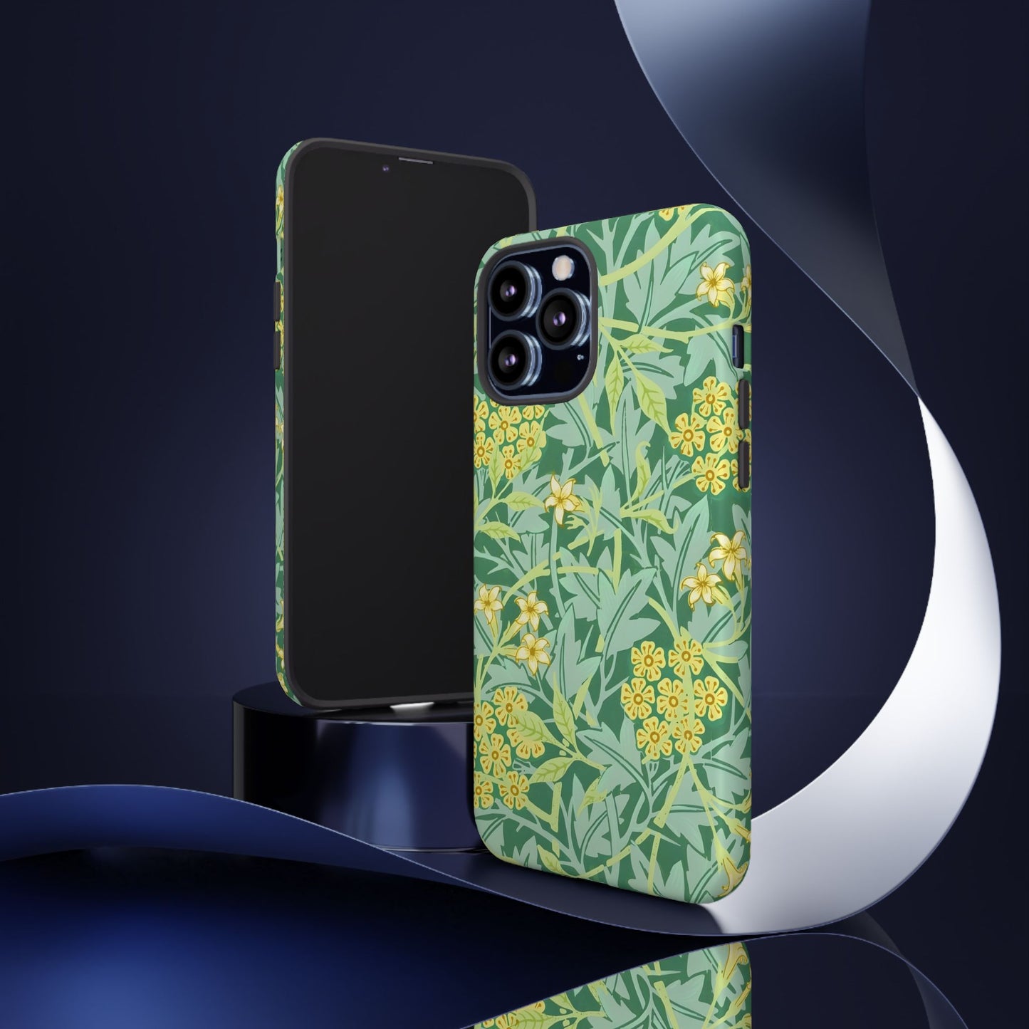 Tough Cases Organic Floral Phone Case, Stylish iPhone Cover, Eco-Friendly Gift, Nature Lover Accessory, Spring Decor, Unique Phone Protector