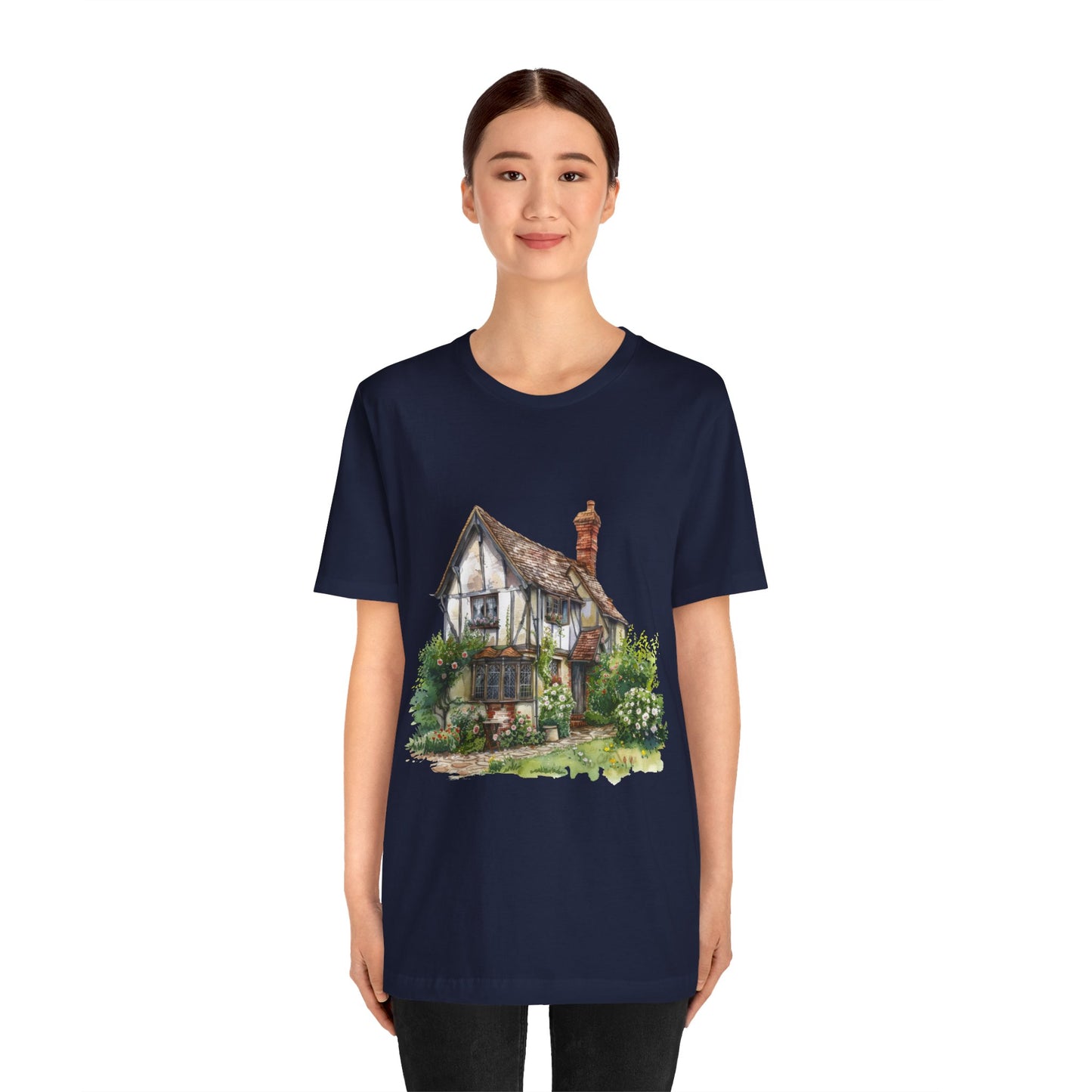 Unisex Jersey Short Sleeve Tee - Timeless Beauty - British Village Homes