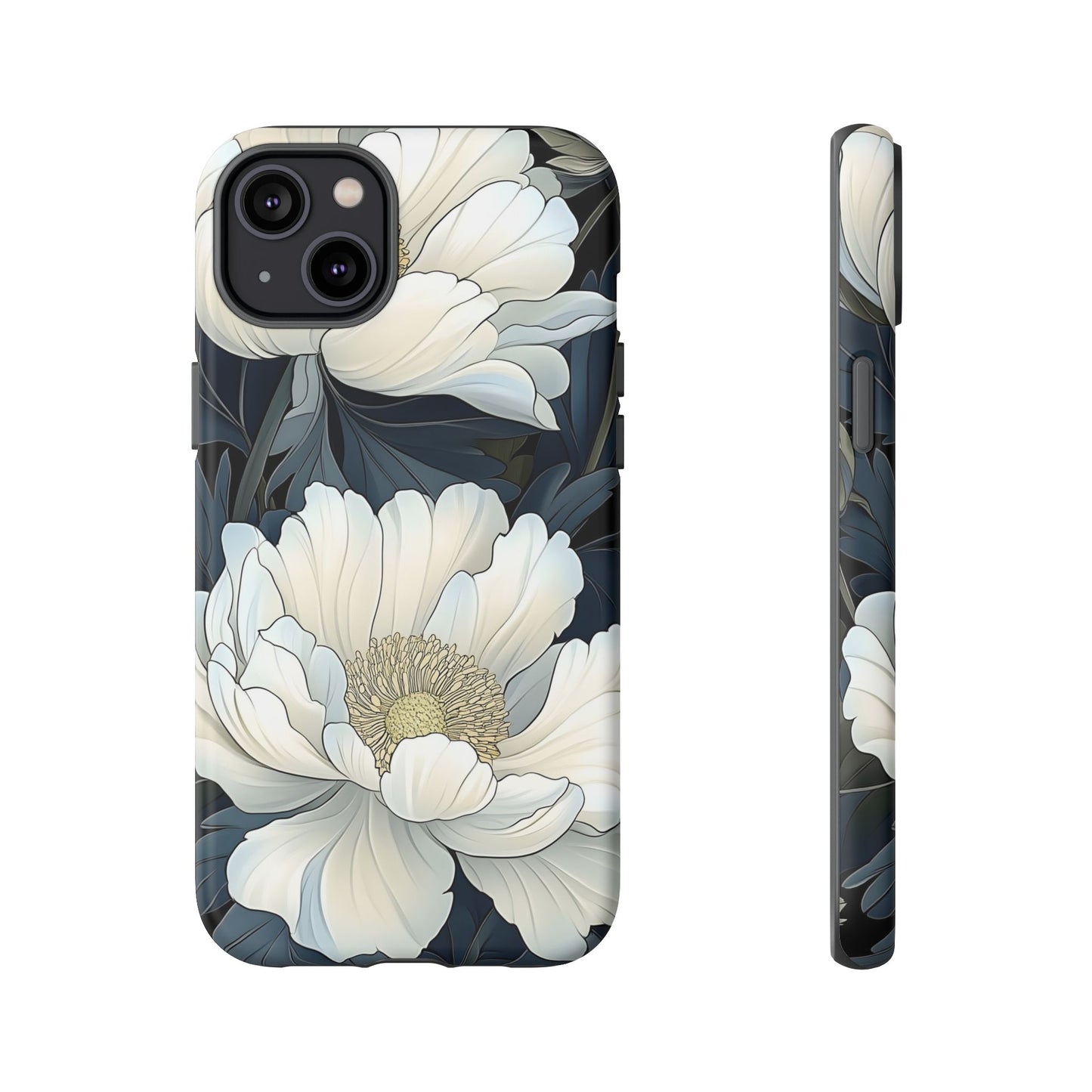 Elegant Floral Phone Case, Floral iPhone Cover, Flower Art Phone Case, Eco-Friendly Mobile Protection, Tough & Stylish Phone Case