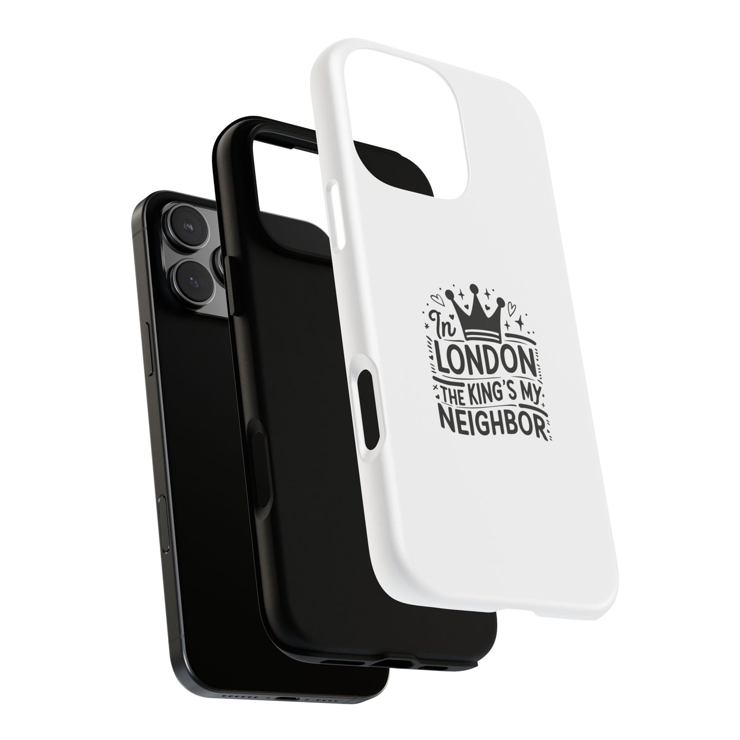 London-Themed Tough Phone Case - Chic & Stylish Protection