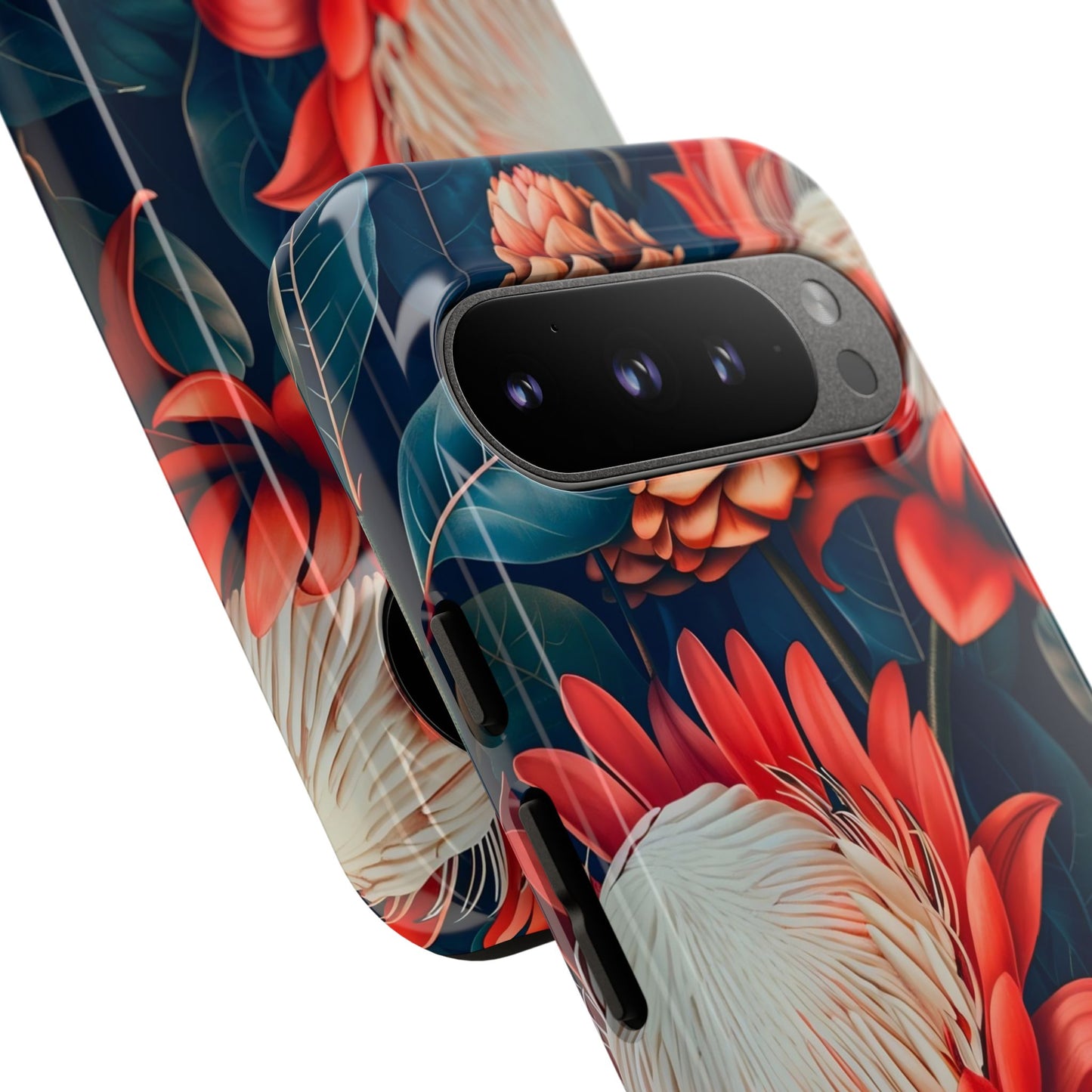 Floral Phone Case for Tough Love, Durable Cover, Unique Gift for Nature Lovers, Birthday, Mother's Day, Floral Design