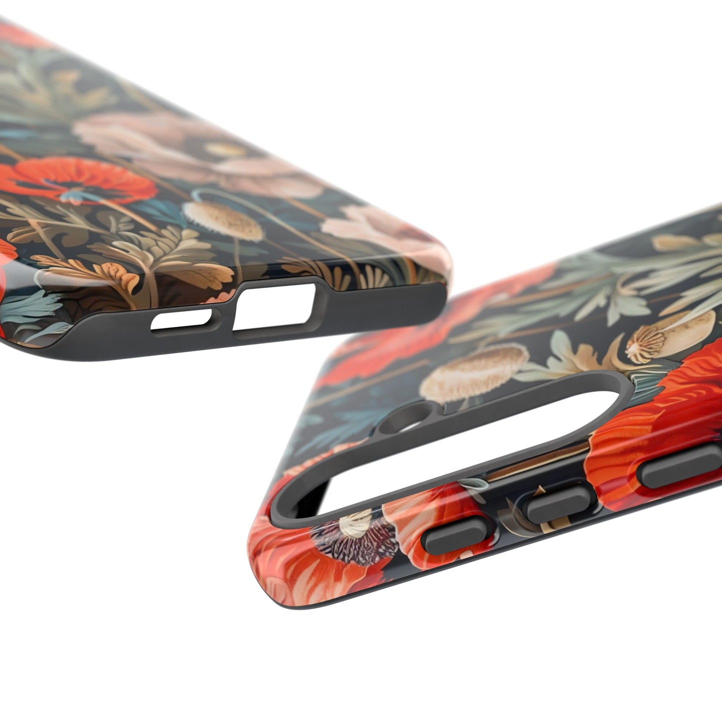 Floral Phone Case - Tough Cases, Flower Design, Chic Tech Accessories, Stylish Gifts, Unique Phone Protectors