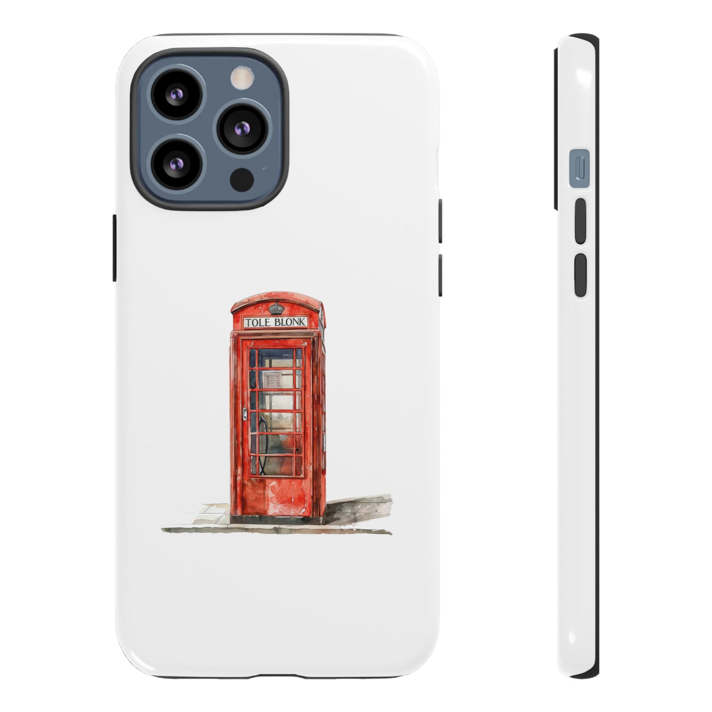 London Phone Booth Tough Case for Smartphones - Stylish Protection with a Unique Design