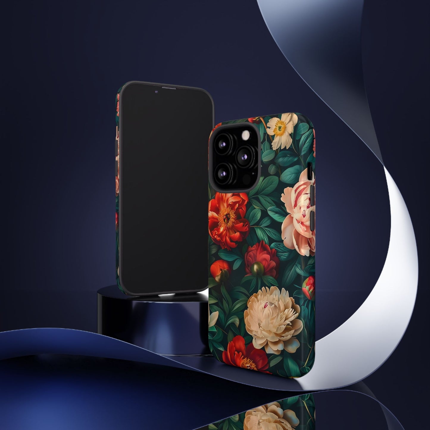 Floral Phone Case - Tough Cases, Vibrant Protection, Gift for Her, Cute Floral Design, Trendy Accessory, Perfect for Spring