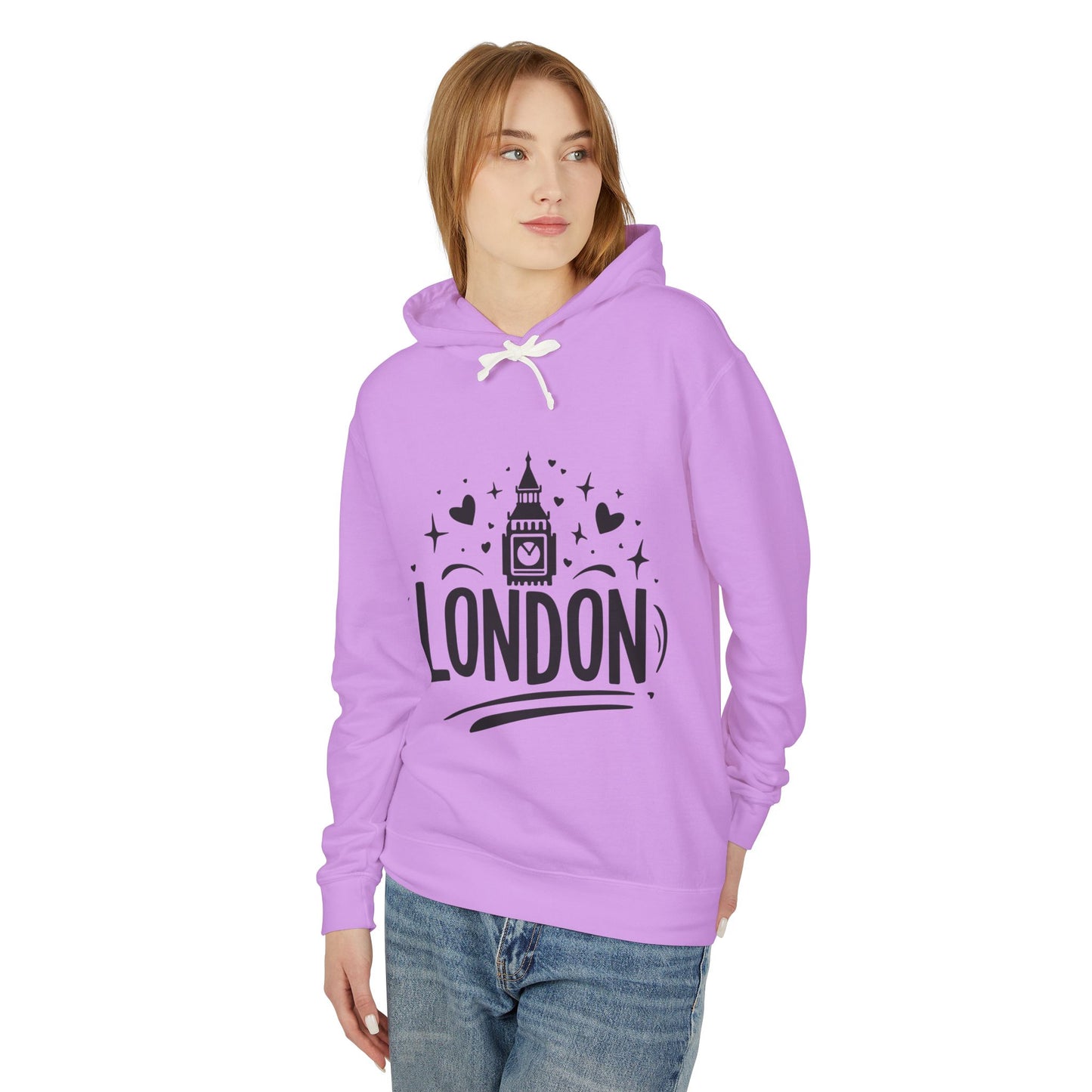 Unisex Lightweight Hooded Sweatshirt - Lovely London