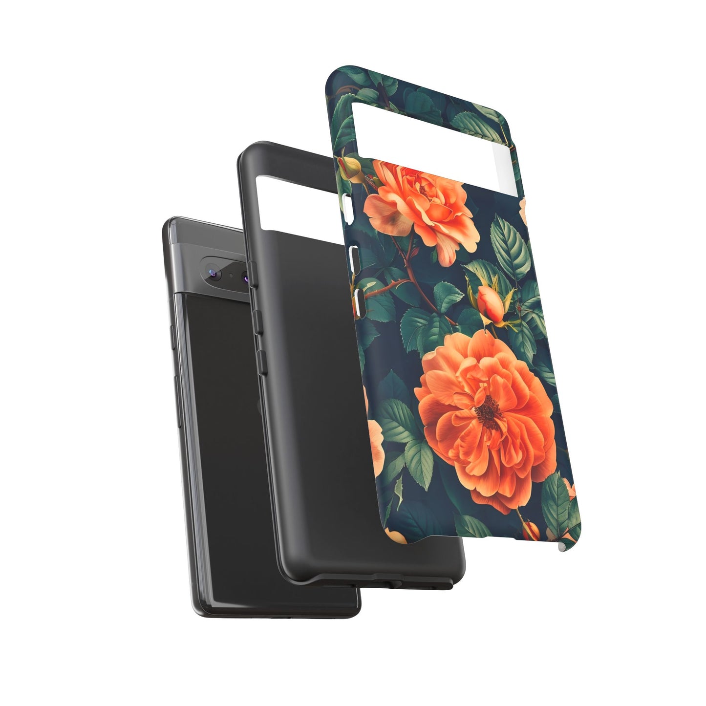 Floral Phone Case, Tough Cases for Nature Lovers, Botanical Design, Phone Protection, Gift for Her, Trending Floral Accessories
