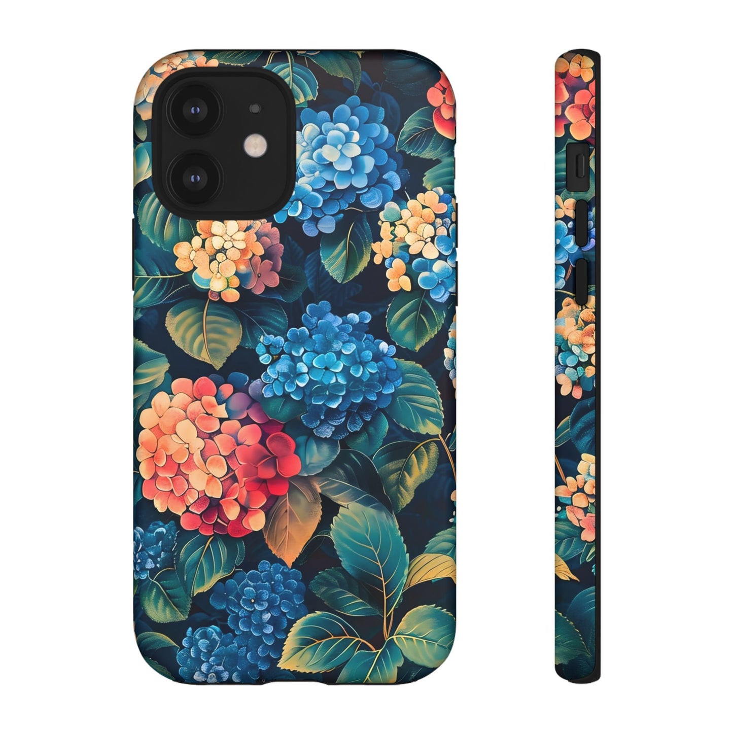 Floral Tough Phone Case, Durable Smartphone Cover, Flower Design, Gift for Her, Stylish Protection