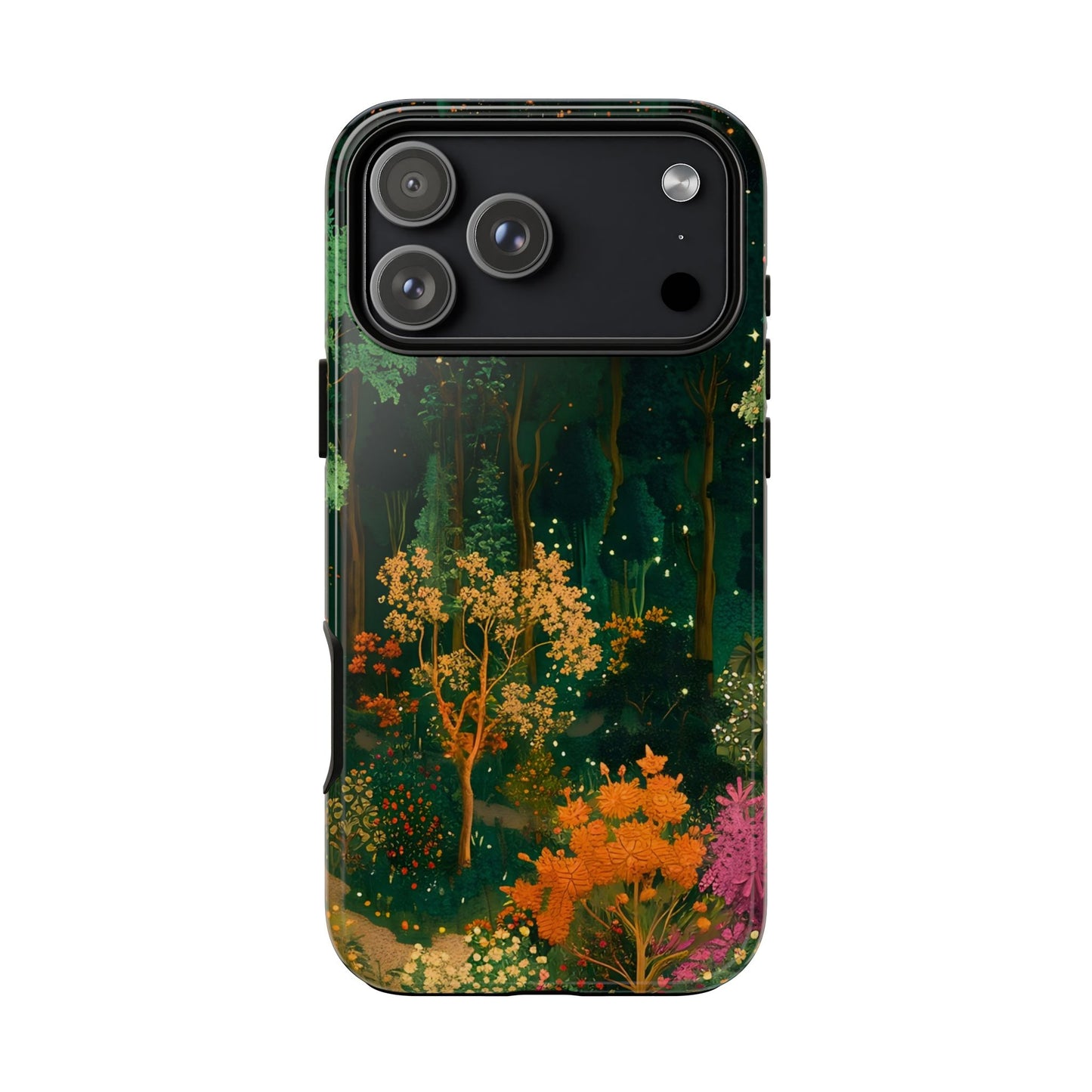 Nature-Inspired Phone Case, Floral Design, Tough iPhone Cover, Gift for Nature Lovers, Colorful Phone Accessory