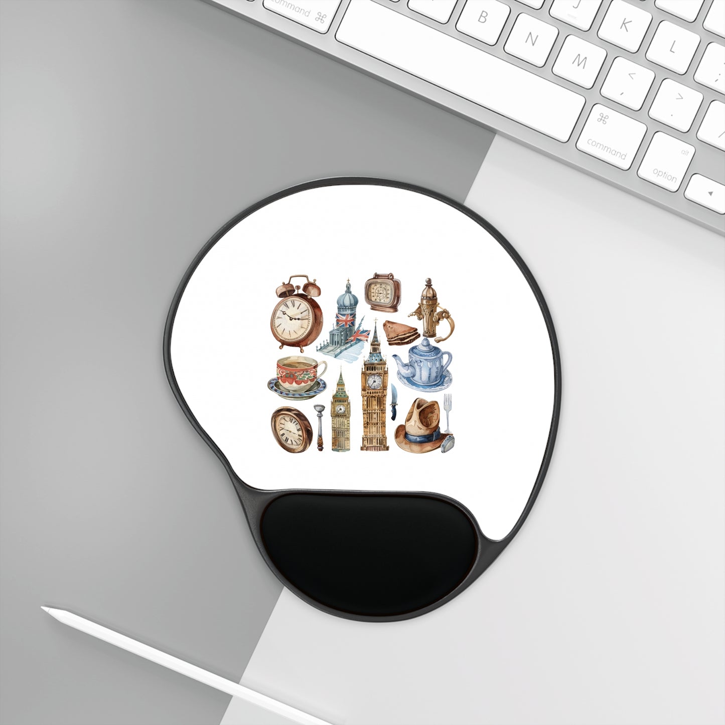 Artistic Mouse Pad With Wrist Rest