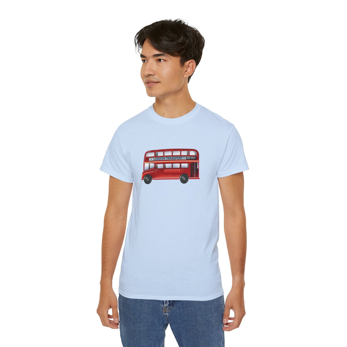 Unisex Ultra Cotton Tee - Traditional London Transport Bus