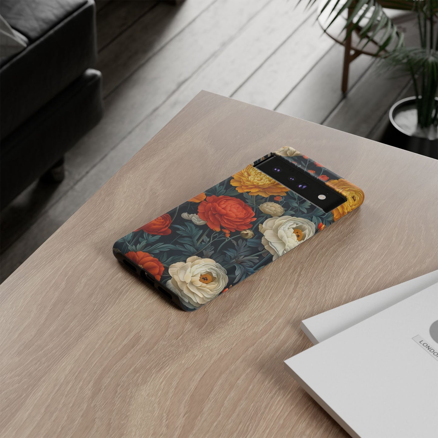 Floral Tough Case for Phones | Durable Floral Phone Cover, Boho Chic, Unique Gift for Her, Phone Protection, Flower Design
