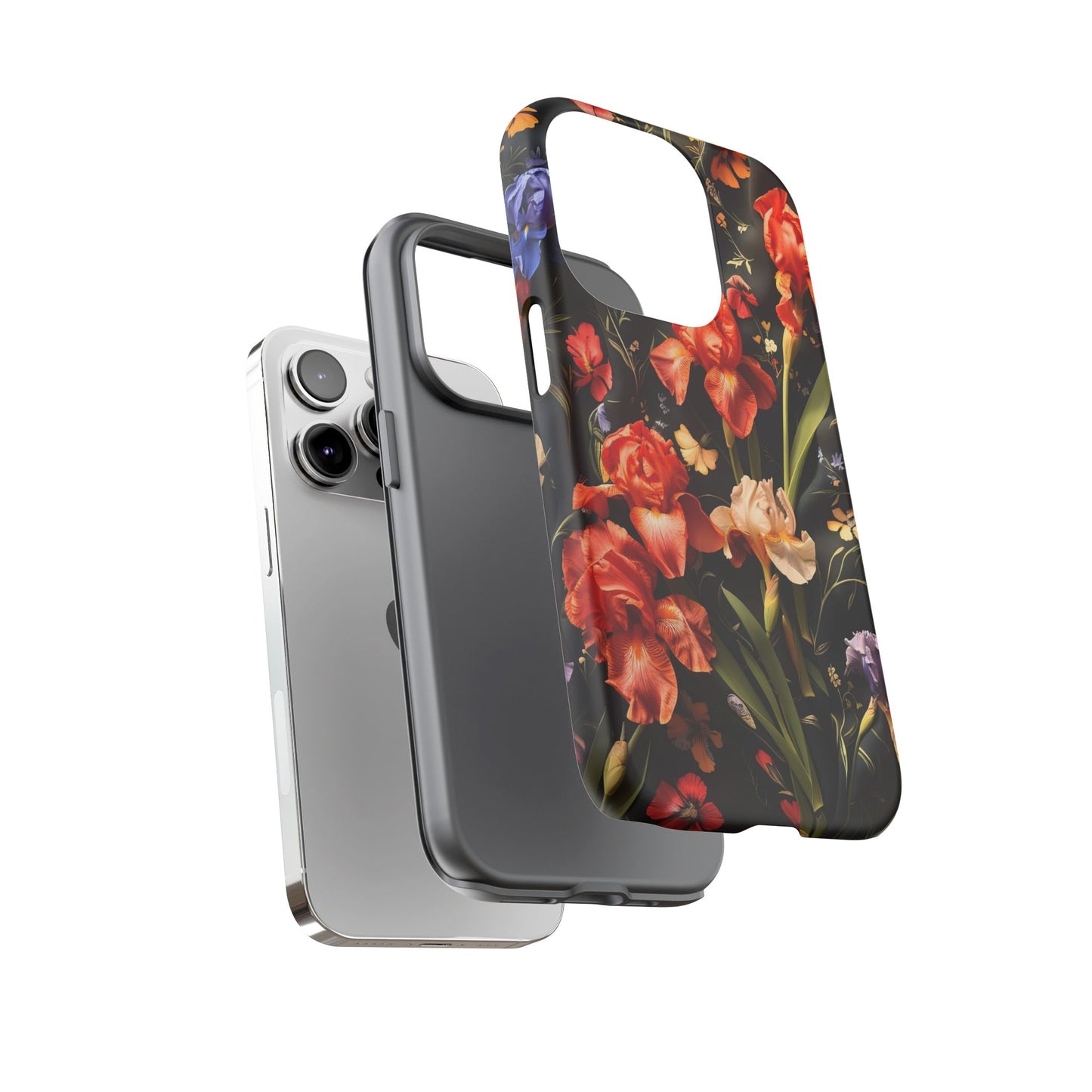 Floral Tough Case for Phone, Durable Protective Phone Cover, Gift for Flower Lovers, Phone Accessories, Spring Vibes