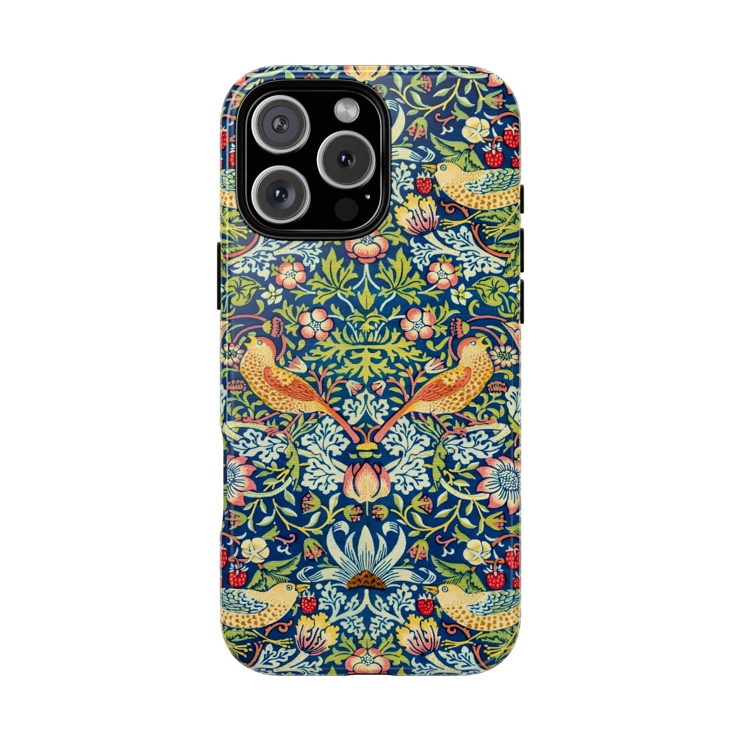 Floral Phone Case | Tough Cases, Stylish Protection, Unique Gift, Eco-Friendly, Floral Pattern, Bird Design