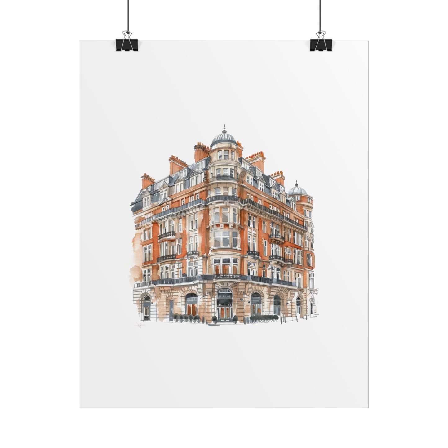 Elegant Architectural Rolled Posters, Art Prints for Home Decor, Gift for Housewarming, Wall Art for Living Room, Unique Art Decor