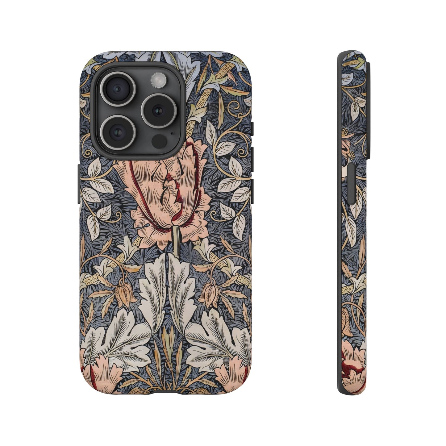 Floral Phone Case, Tough Cases for Stylish Protection, Flower Design, Gift for Her, Phone Accessories, Trendy Mobile Covers