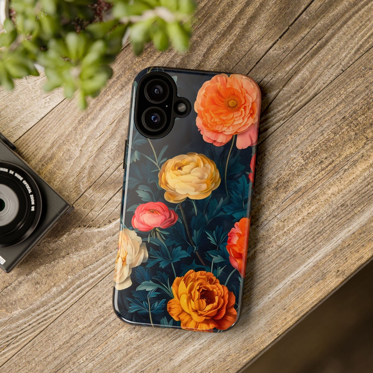 Floral Phone Case - Tough Cases, Stylish Protection, Gift for Flower Lovers, Customizable Cover, Floral Design Mobile Accessory