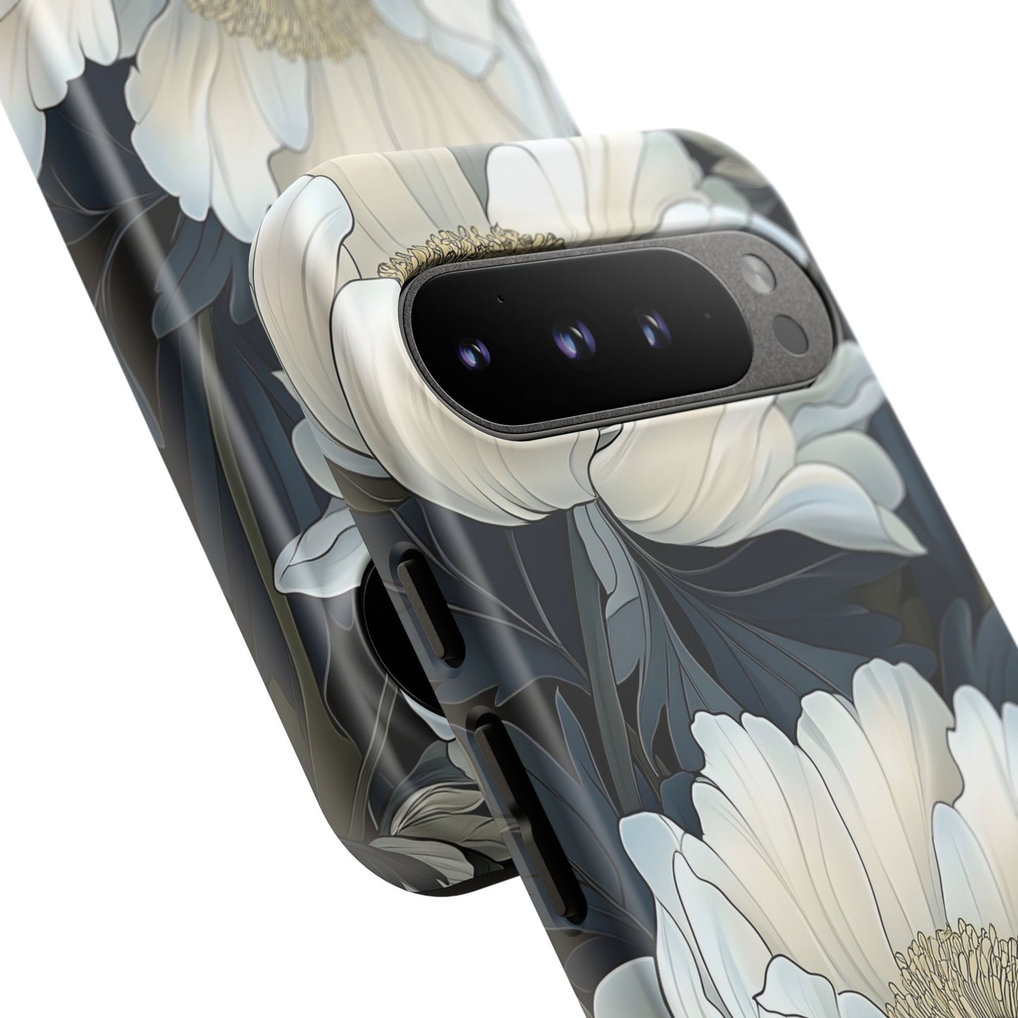 Elegant Floral Phone Case, Floral iPhone Cover, Flower Art Phone Case, Eco-Friendly Mobile Protection, Tough & Stylish Phone Case