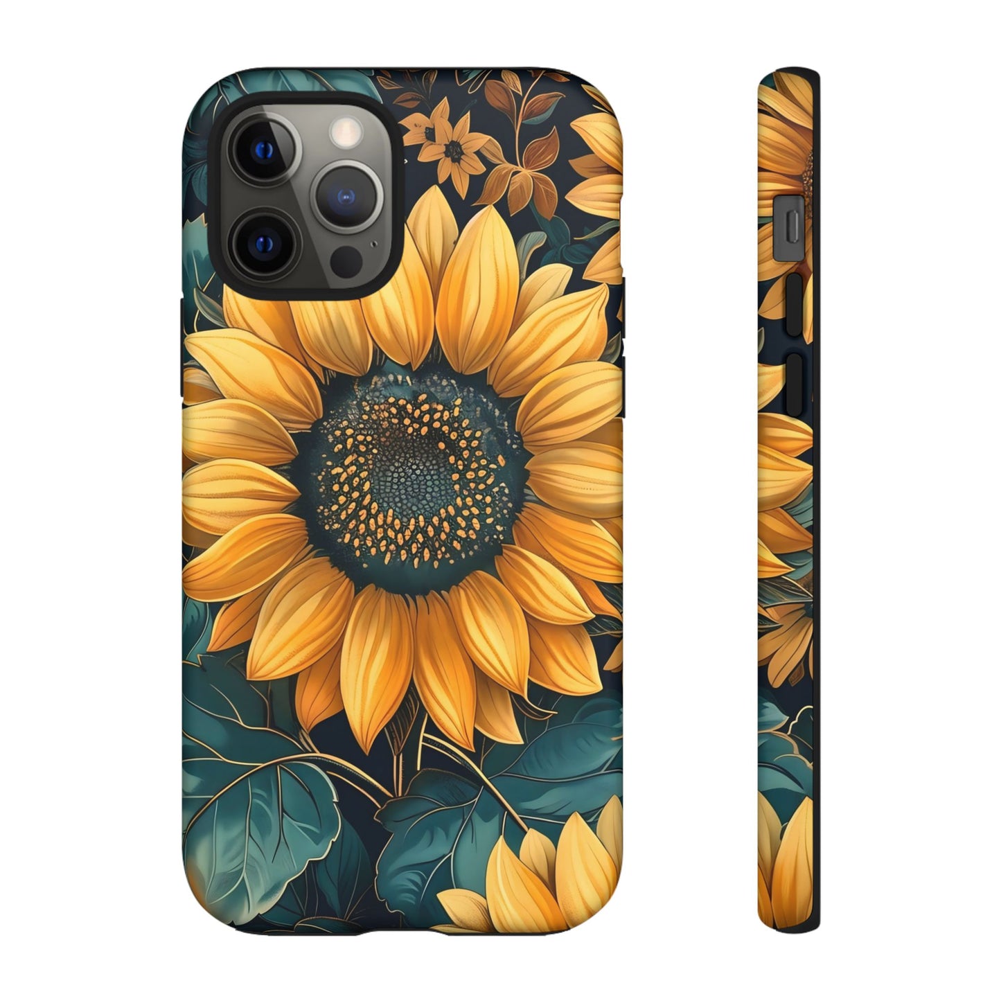 Sunflower Phone Case - Bright Floral Design, Stylish Tough Cover for Sunflower Lovers, Gift for Plant Enthusiasts, Mom Gift, Nature Lovers