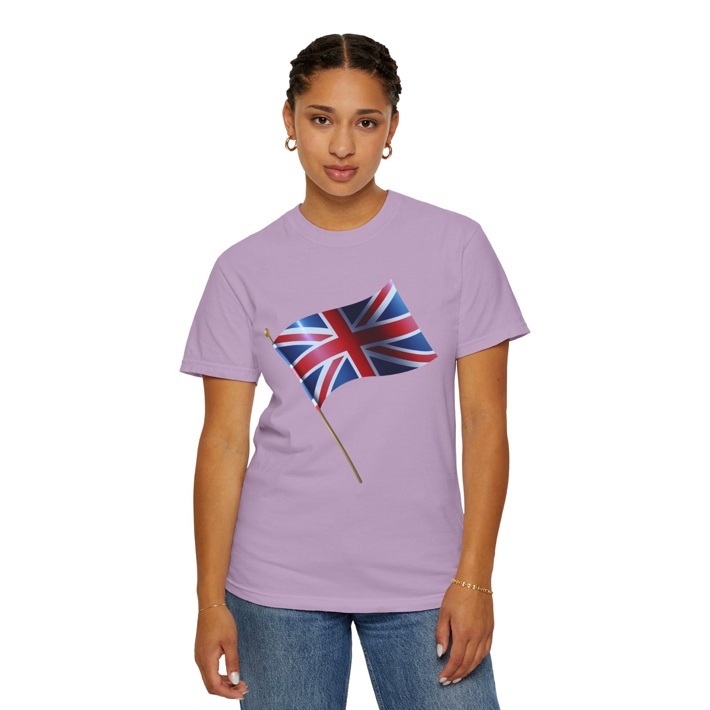 Unisex Garment-Dyed T-shirt - Emblem of Unity - The British Flag