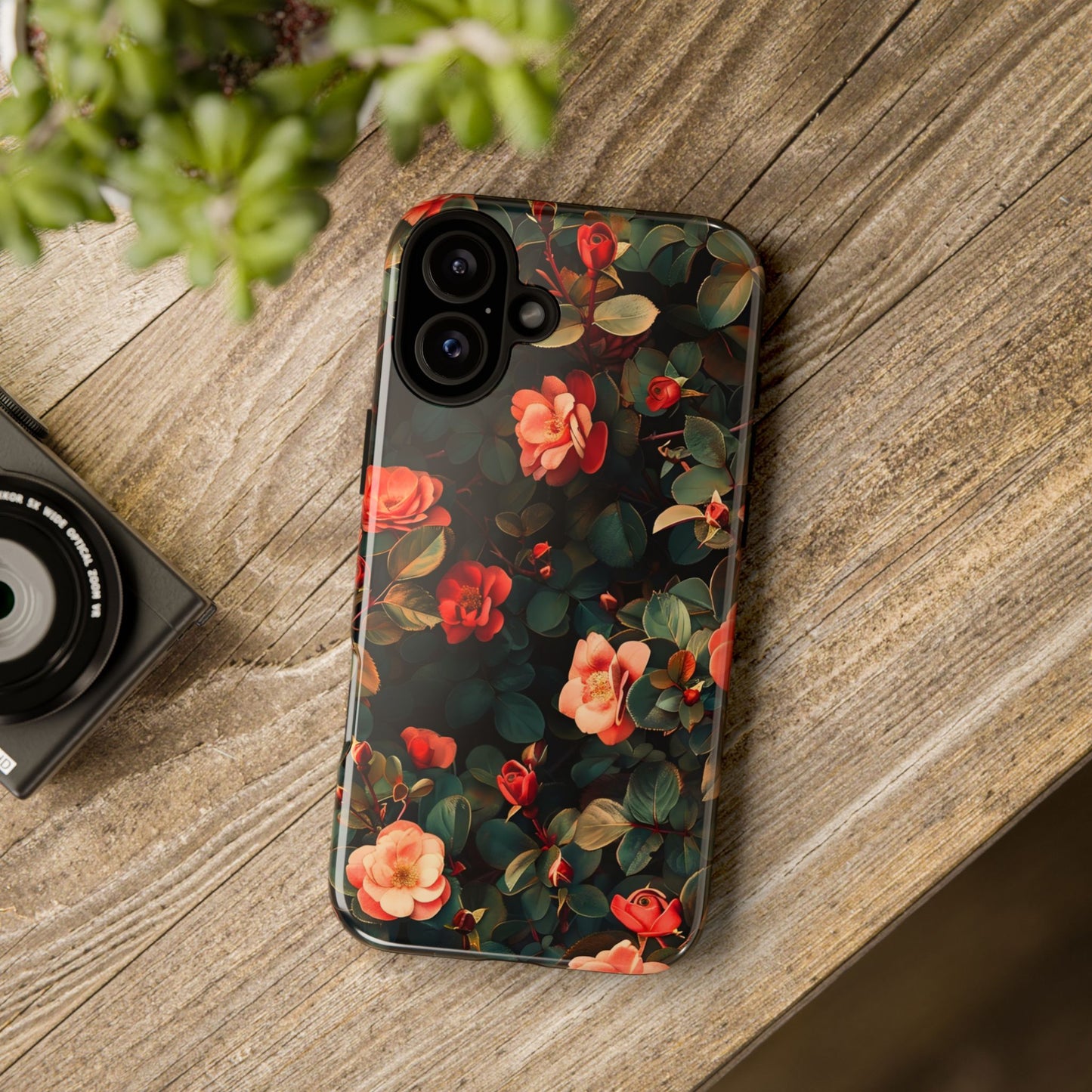 Floral Phone Case - Elegant Floral Design, Tough Protective Case, Perfect Gift for Her, Trendy Phone Accessories, Mother’s Day, Birthday