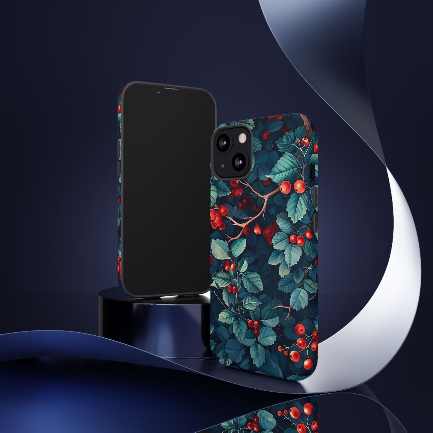 Berry Blossom Phone Case - Nature Lover's Gift, Floral Design, Cute Accessory for Spring, Unique Tech Cover, Perfect for Holidays