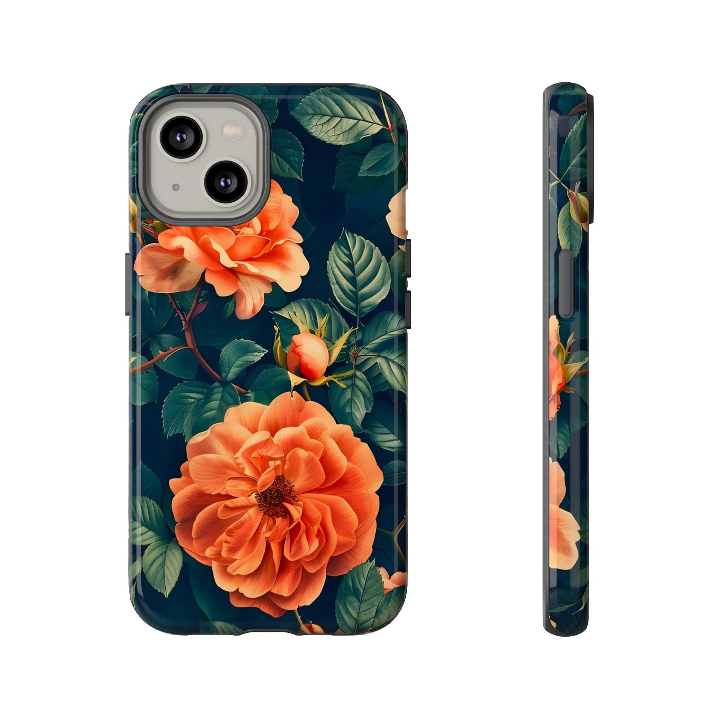 Floral Phone Case, Tough Cases for Nature Lovers, Botanical Design, Phone Protection, Gift for Her, Trending Floral Accessories