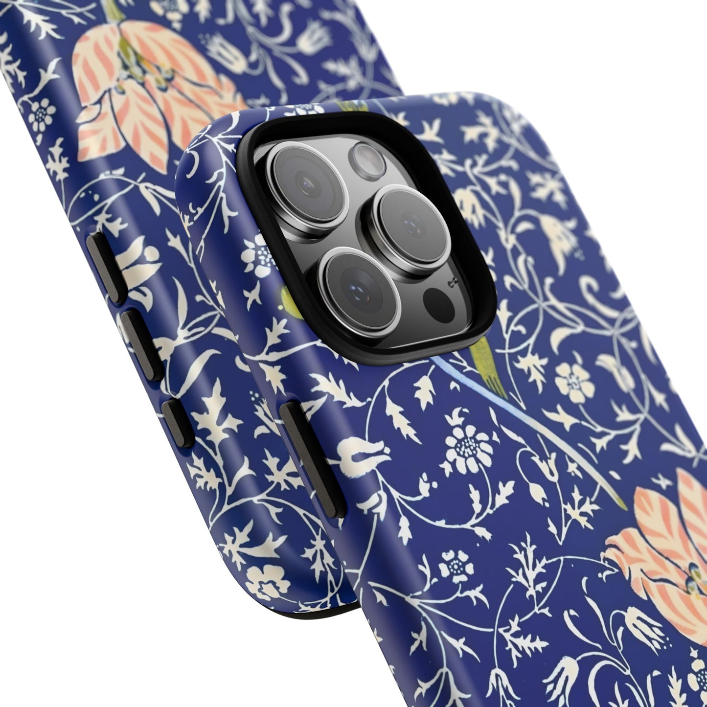 Floral Phone Case, Unique Tough Phone Cover, Gift for Her, Spring Decor, Durable Protective Case, Elegant Floral Design